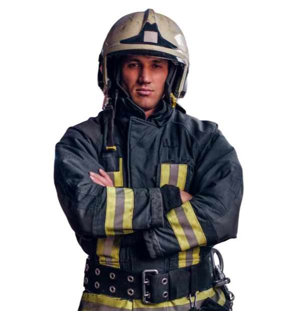 Illustration representing fire safety skills and emergency preparedness
