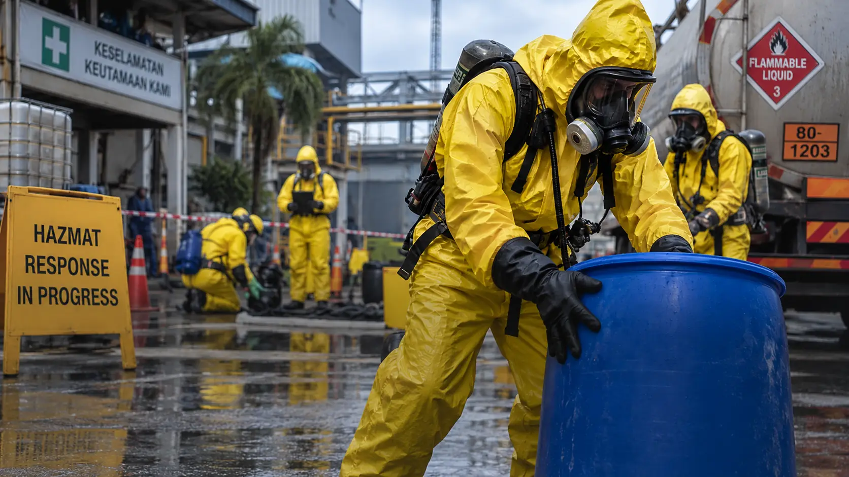 Basic HAZMAT training at a workplace